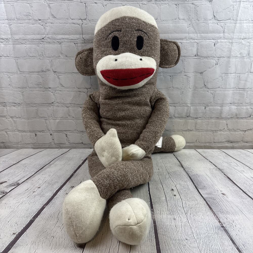 Maxx The Sock Monkey‎ Plush Jumbo Stuffed Animal Toy 36+” 2012